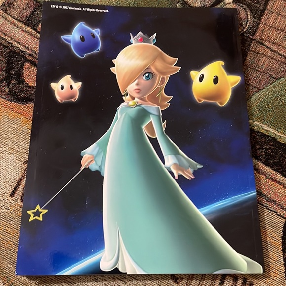 SUPER MARIO GALAXY Premium Edition w/ Poater Official Video Game Guide Book NOS - Picture 4 of 4